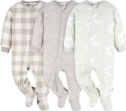 Gerber Baby Boys & Girls 3-Pack Fleece Footed Pajamas