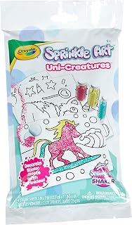 Crayola Unicorn Creatures Sprinkle Art, Craft for Girls & Boys, Gift, Age 5+