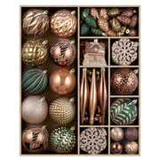 Jornoy Hanging Ornaments, 106 Pack Multi Sizes, Earth Tone