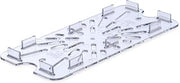 Carlisle FoodService Products 3067007-E Plastic Drain Shelf for 1/3 Size Food Pan, Clear, 0.6 Inches