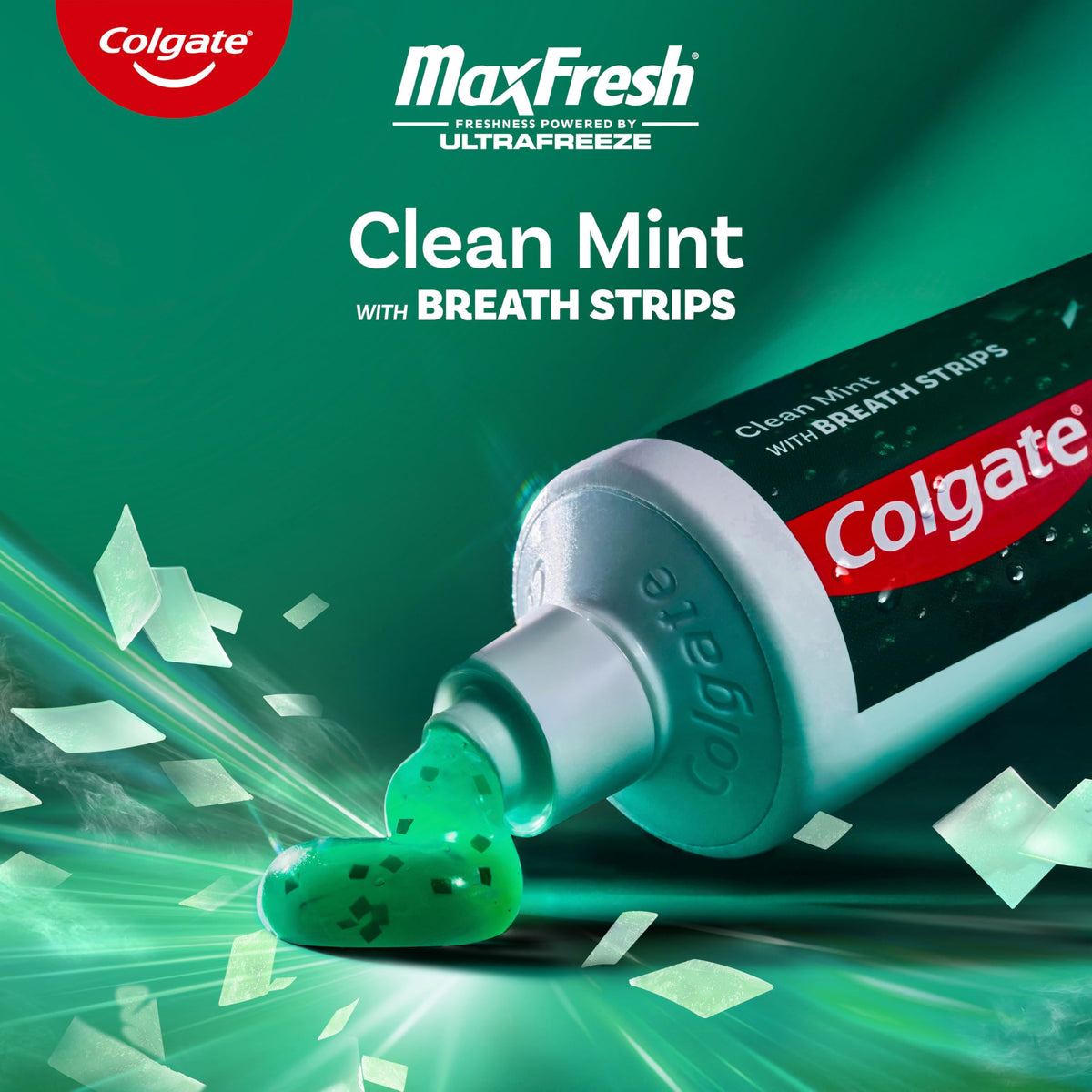 MaxFresh Fluoride Toothpaste by Colgate – 6.3 Ounce (Pack of 4), Pack of 4, Model 61032076