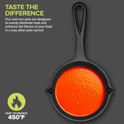 Cast Iron Melting Pot for Grill Cooking by Modern Innovations – 8.5 Quarts, Cast Iron, Black, Model MI 1415