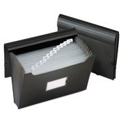 PFX82013 Poly Jumbo Expanding File with Elastic Cord by Pendaflex – Letter, Polypropylene (PP), Black