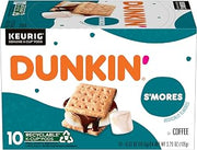 Dunkin' Dunkin’ S’mores Artificially Flavored Coffee, Keurig K-Cup Pods, 10 Count