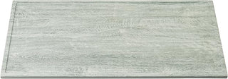 Tablecraft Serving Tray, 20.75" x 12.75" x 0.625" Gray Melamine with Smokehouse Decal, Fits Full Size Gastronorm Crates, Decorative Professional Serving Surface for Catering, Buffet, and Display