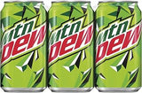 Mountain Dew Soda, 7.5oz Mini Cans (6 Pack)