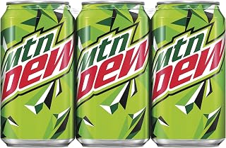 Mountain Dew Soda, 7.5oz Mini Cans (6 Pack)