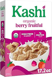 Kashi Berry Fruitful Breakfast Cereal 17.2oz | Organic, Fiber Cereal