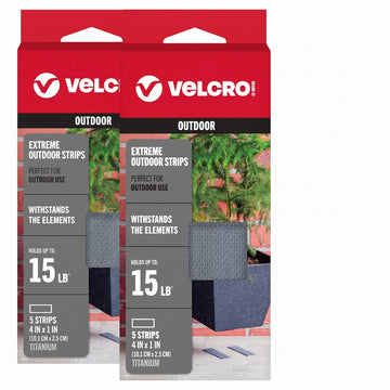 Industrial Fasteners Extreme Outdoor Weather Conditions Professional Grade Heavy Duty Strength Holds up to 15 lbs on Rough Surfaces by VELCRO Brand – Model 90800