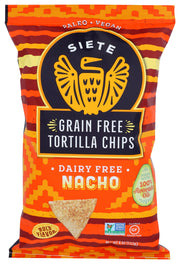 Siete Nacho / 4 Ounce (Pack of 1) / Orange Tortilla