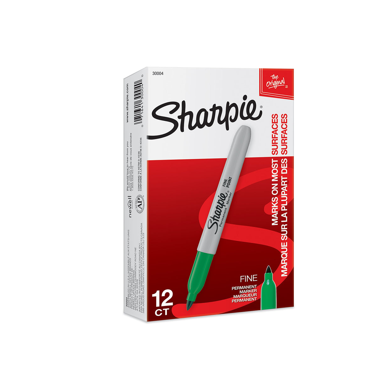 Permanent Markers by Sharpie – 1 Count (Pack of 144), Rubber, Green, Pack of 144, Model 30004