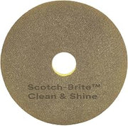 Scotch-Brite CS13 Clean & Shine Pad, 13 in, 5/Case