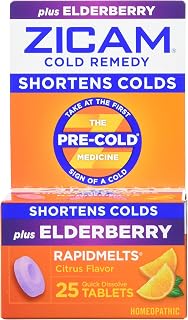 ZICAM Cold Remedy RAPIDMELTS Elderberry 25CT CLM