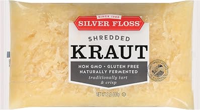 Silver Floss, Shredded Kraut Naturally Fermented Non GMO Gluten Free, 32 Ounce