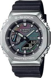 Casio G-Shock Rainbow Brick Wall GM-2100RW-1A Analog-Digital Octagonal Watch