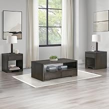 Steve Silver Evan 24" End Table in Brown