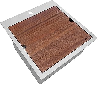 Ruvati 21x20-in RV Camper Workstation Drop In Kitchen Sink - RVH8221
