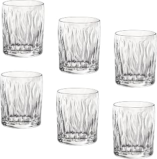 Bormioli Rocco Water Glass, Set of 6, 10.25 oz, Clear