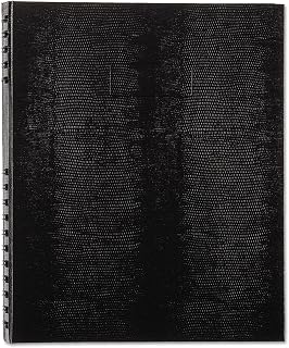 Blueline A10150BLK NotePro Notebook 11 x 8 1/2 White Paper Black Cover 75 Ruled Sheets