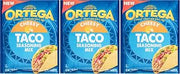 Ortega Seasoning Mix, Cheesy Taco Seasoning, 1 Ounce (Pack of 3)