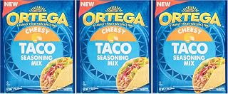 Ortega Seasoning Mix, Cheesy Taco Seasoning, 1 Ounce (Pack of 3)