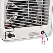 Electric Garage Unit Heater With Thermostat by Global Industrial – 14.75"L x 18.94"W x 17.5"H, Steel, Gray, Model PH-954