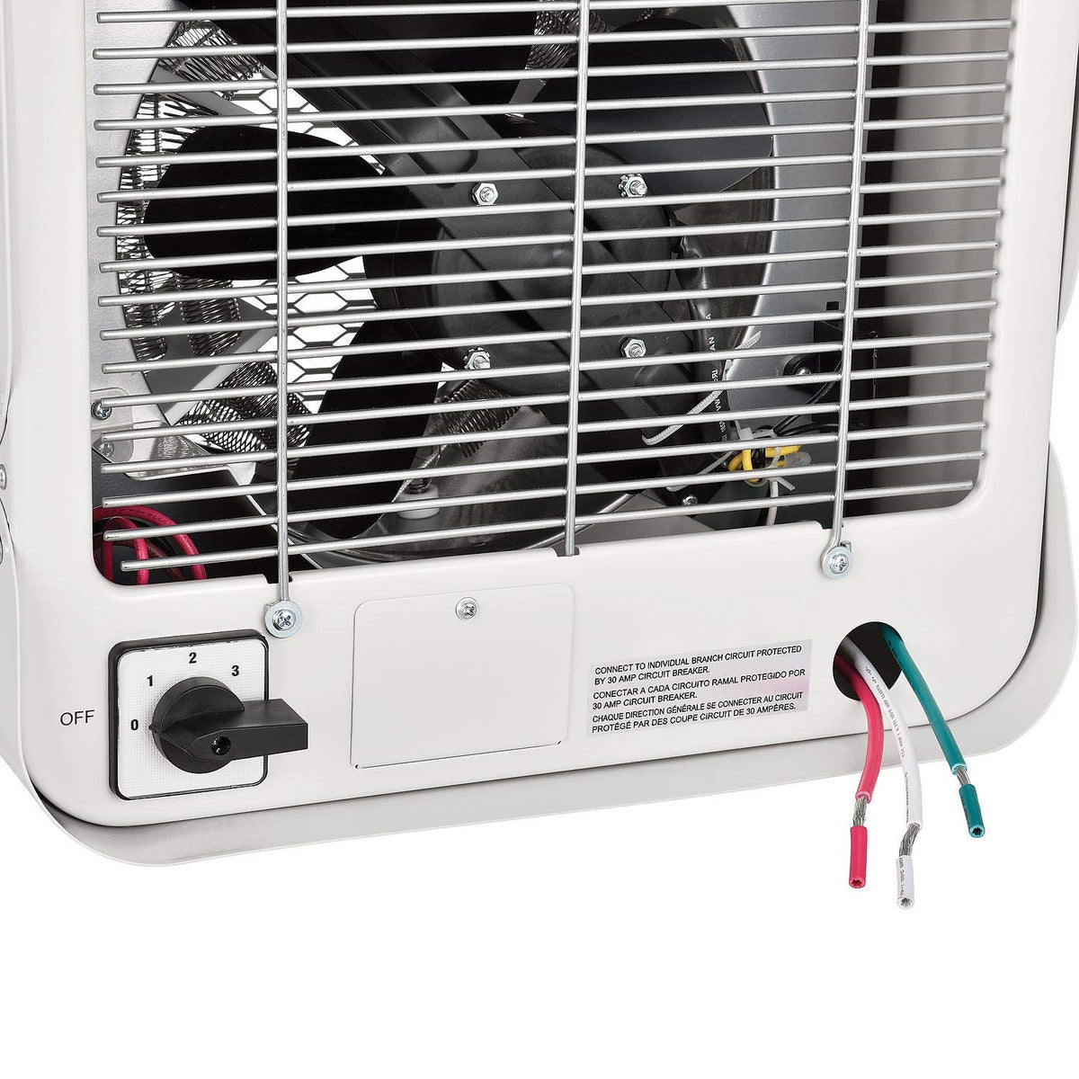 Electric Garage Unit Heater With Thermostat by Global Industrial – 14.75"L x 18.94"W x 17.5"H, Steel, Gray, Model PH-954