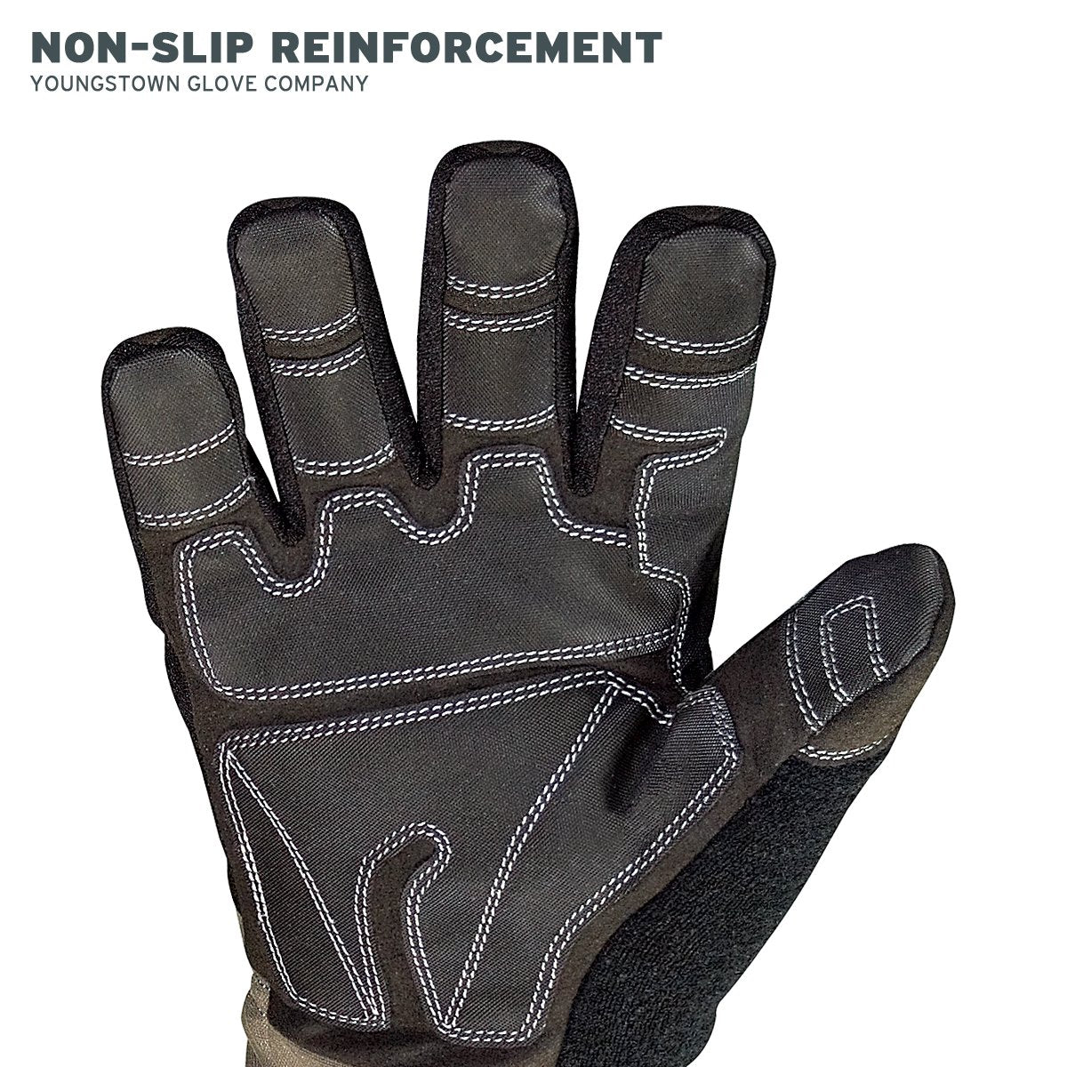 Cold Protection Gloves by Youngstown Glove Company – X-Large, Nylon, Olive and Black, Model 11-3460-60-XL