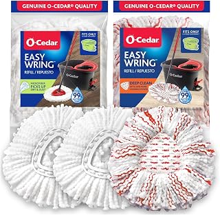 O-Cedar 2 Easywring Refills + 1 Deep Clean Refill (Variety Pack), 2 Easywring + 1 Deep Clean Refill