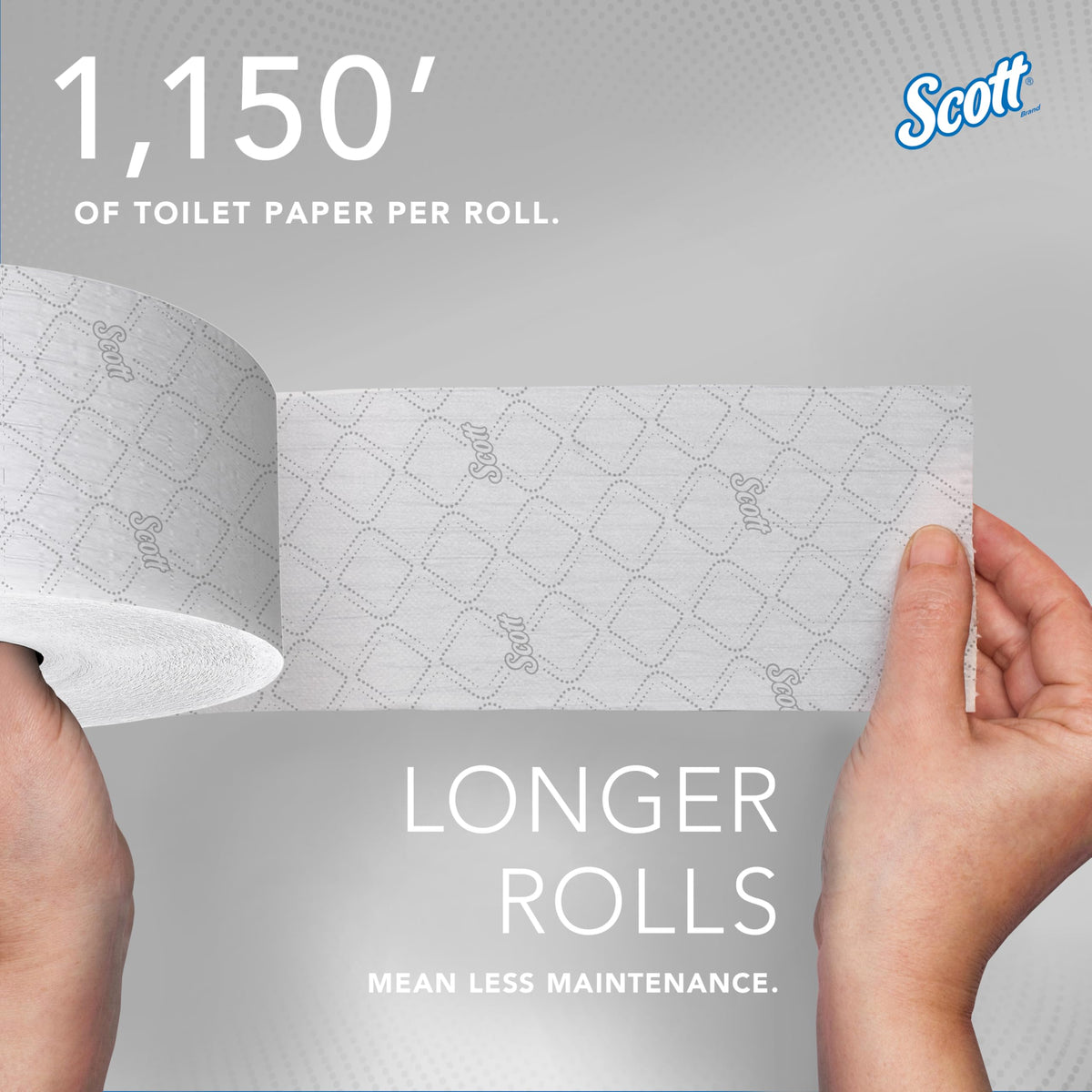 Scott Professional Coreless Jumbo Roll Toilet Paper – Bulk, 12 Rolls (07006)