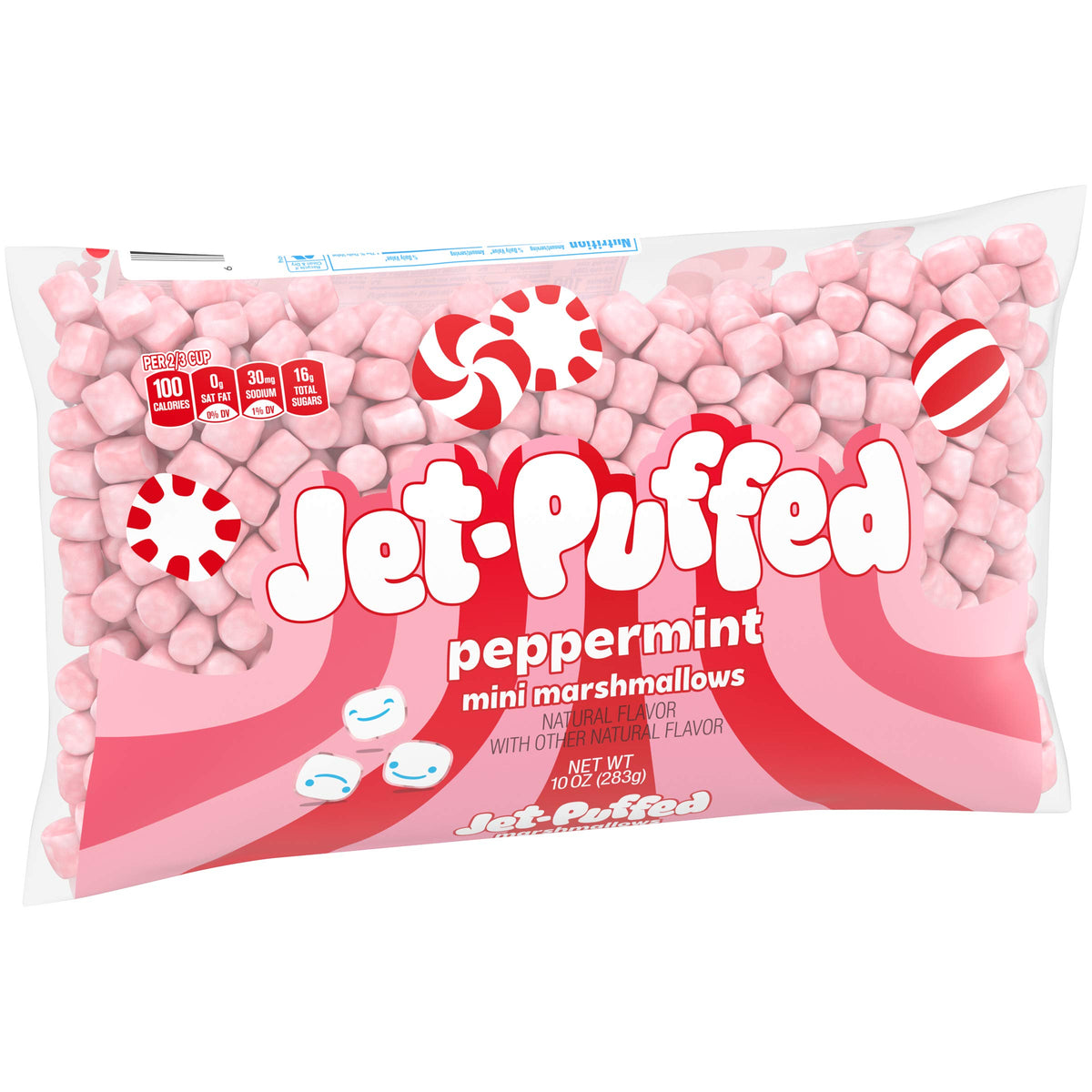 Jet-Puffed Peppermint Mini Marshmallows – 10 Ounce, Model 00600699001892