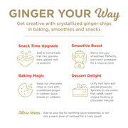 The Ginger People Crystallized-Ginger Chips / 2lb (Pack of 1) / 1 Dried Ginger
