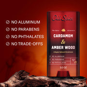 Old Spice Cardamom + Amber Wood / 3 Ounce (Pack of 1) / 1 Deodorant