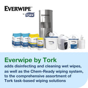 Everwipe by Tork Disinfectant Wipe Jumbo Rolls White – 2 x 800 wipes, 192821