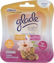 Glade 70498 Tropical Scents PlugIns® Scented Oil Refills 2 Count