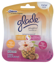 Tropical Scents PlugIns® Scented Oil Refills 2 Count by Glade – 1 Count (Pack of 1), Pink, Pack of 2, Model 70498