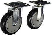 Winco Universal Plate Caster Set, 4-Inch by 4-Inch