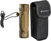 Barska 10x25 Lucid View Monocular – Compact Lightweight 10x Magnification with Fully Coated Optics, BK7 Roof Prism, Slip-Resistant Rubber Armor, Ideal for Travel, Hiking, Bird Watching