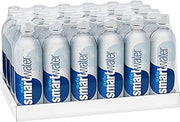 smartwater vapor distilled premium water bottles, 20 fl oz, 24 Pack