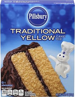 Pillsbury Traditional Yellow Cake Mix, 15.25-Ounce