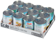Pineapple Chunks In Syrup by Dole – 20 ounces, Pack of 12