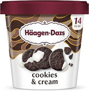 Häagen-Dazs Haagen-Dazs Ice Cream, Cookies & Cream, 14 oz (Frozen)