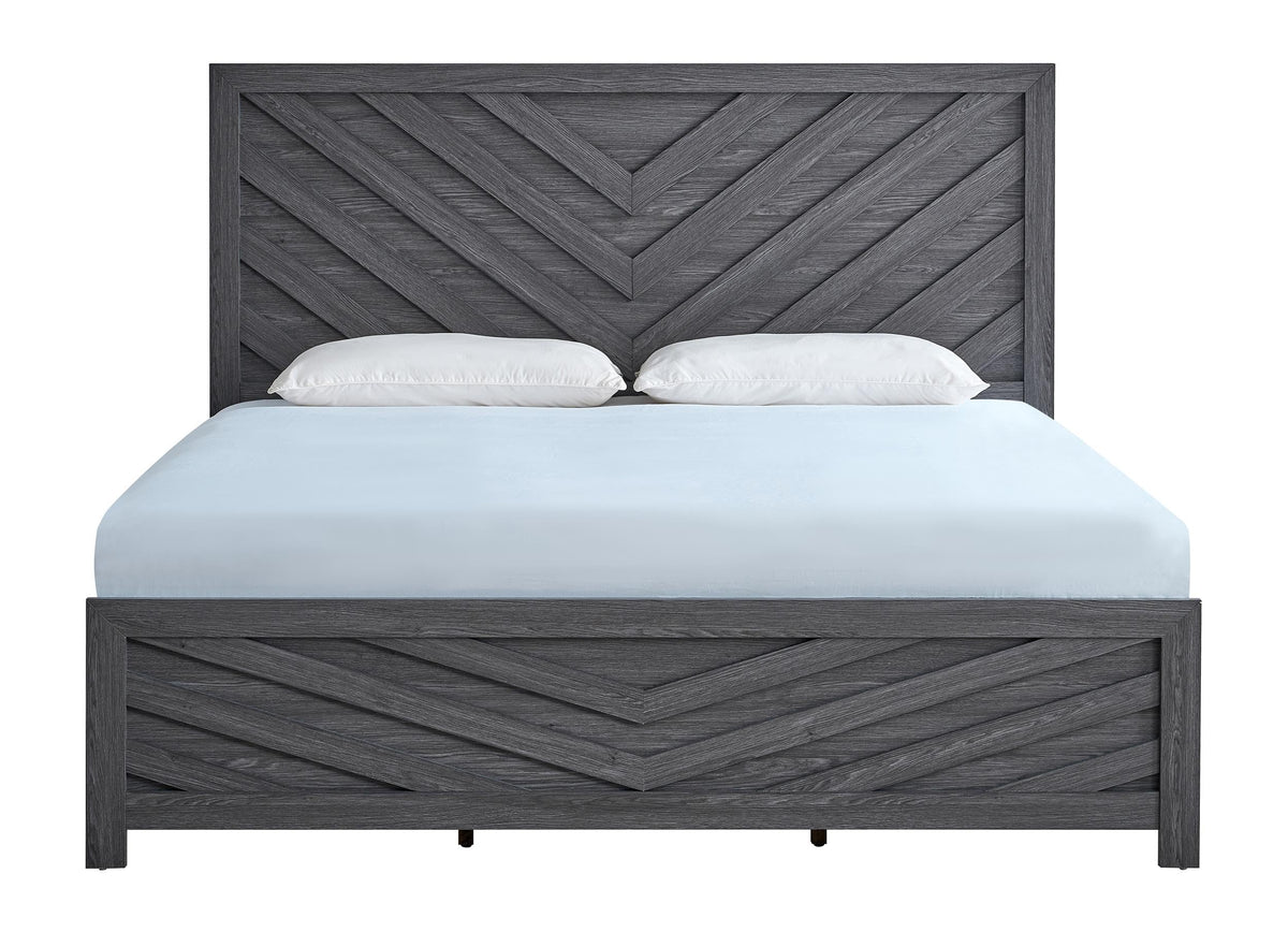 Rustica Full Bed Gray by Glory Furniture – Full, Wood, Grey, Model G005203A-FB