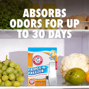 Baking Soda Fridge-n-Freezer Odor Absorber by ARM & HAMMER – 14 Ounce (Pack of 12), Orange, Pack of 12, Model COMINHKPR129270