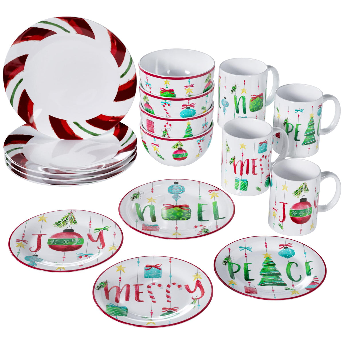 American Atelier Red / 10.25x10.25" / 1 Dinnerware Sets