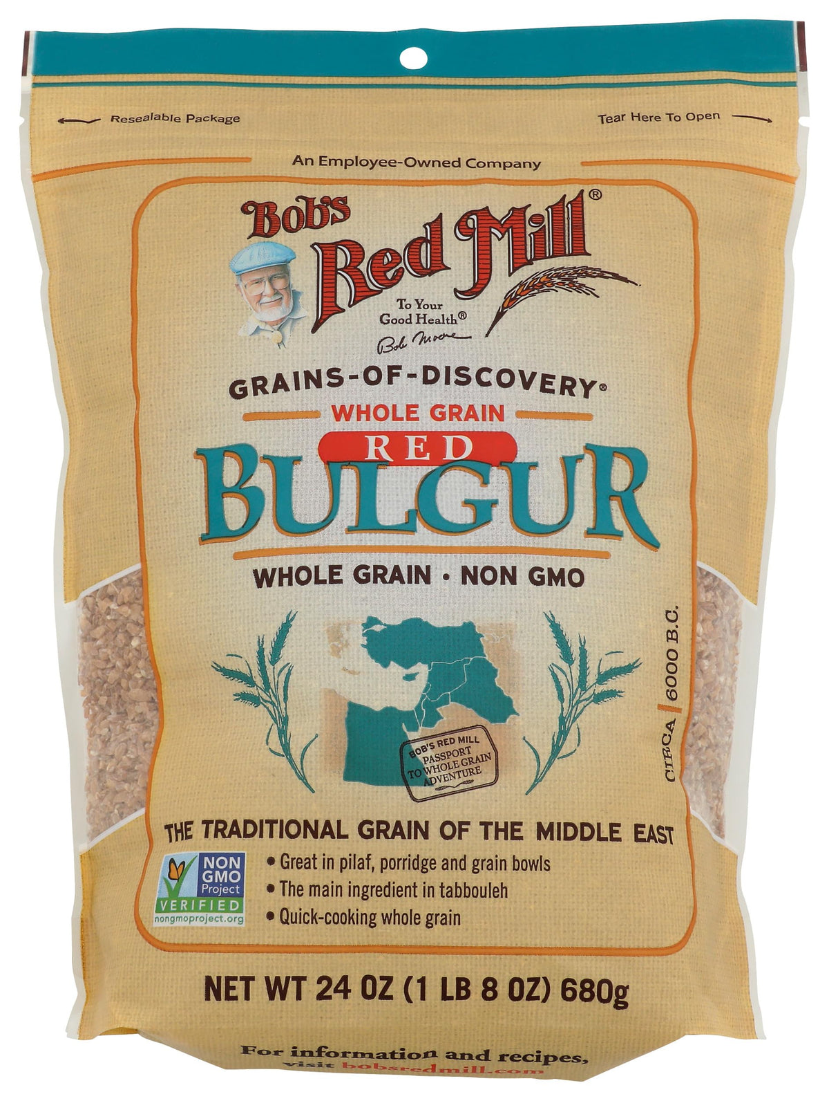 Bob's Red Mill 24 Ounce (Pack of 1) / No Color / Resealable Wheat Flours & Meals