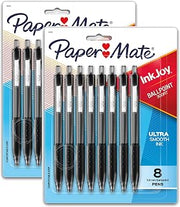 Paper Mate InkJoy 300RT Retractable Ballpoint Pens, Medium Point (1.0mm), Black, 16 Count