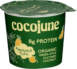 Cocojune Organic Yogurt Coconut Protein Pineapple Yuzu, 5 Ounce