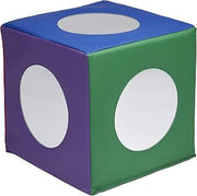 ECR4Kids SoftZone Mirror Activity and Sensory Play Cube, Baby Essentials, Assorted