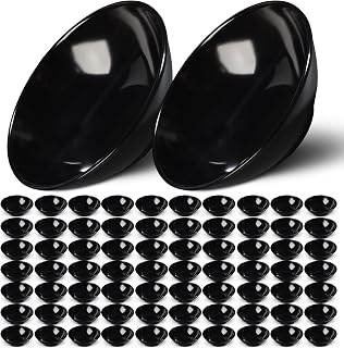 Carlisle FoodService Products 650B03 Melamine Salad Bowl, 20.7 oz. Capacity, 6.50" x 2.18", Black (Case of 72)